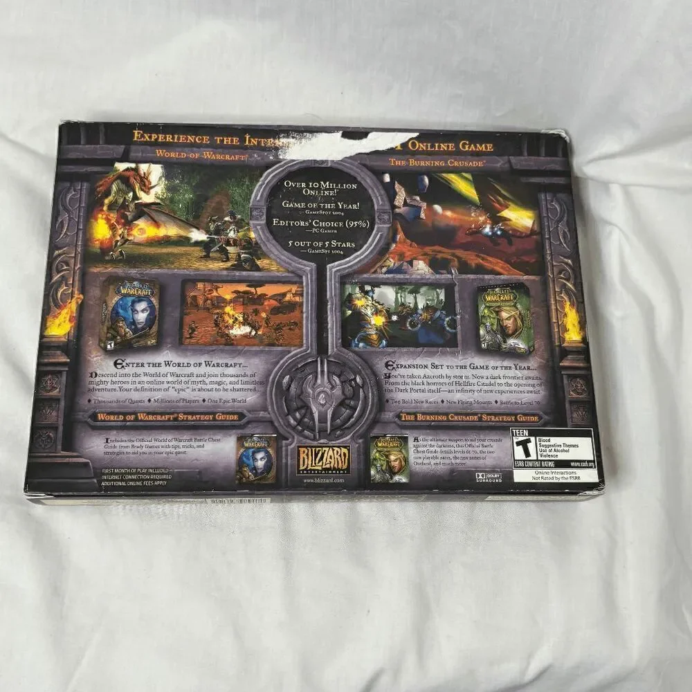 World of Warcraft Battle Chest (PC/Mac Computer Game) - See Pics‎ for Details